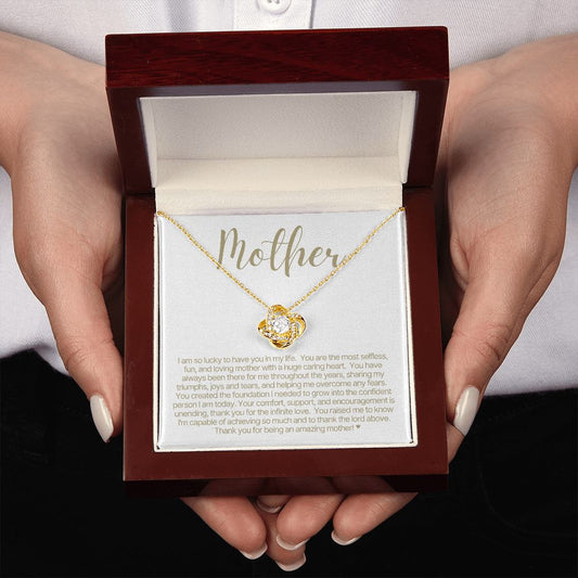 _Mother - Love Knot Necklace Love Knot Template